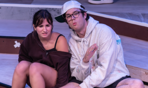 Theatre majors Eliza Davis (left) and Isaac Gober (right). 