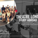 Students with alumni at a meet and greet event in London